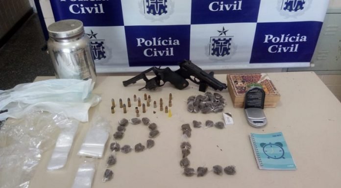 Catu: Policia prende acusado de tráfico de drogas na Boa vista