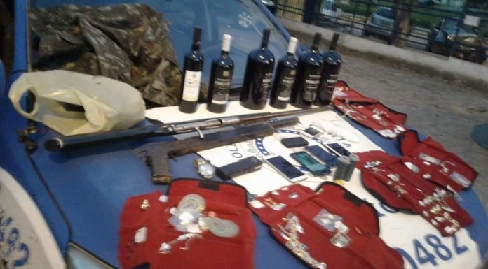 Alagoinhas: Durante ação, policia militar apreende armas e recupera materiais roubados