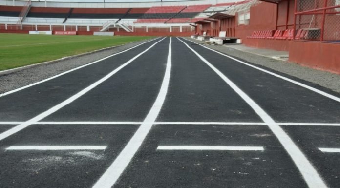 Pista de Atletismo do Carneirão estará aberto para o público a partir de segunda-feira(25)