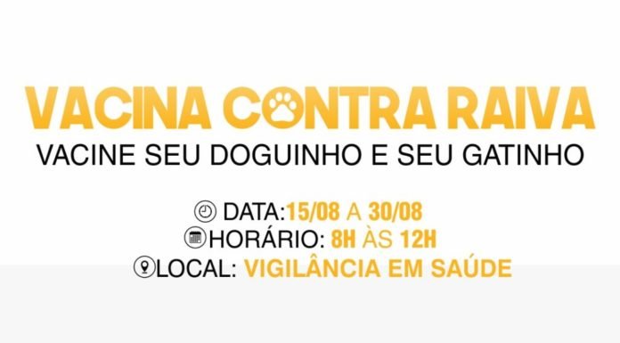 Prefeitura intensifica ação de vacinação antirrábica para cães e gatos
