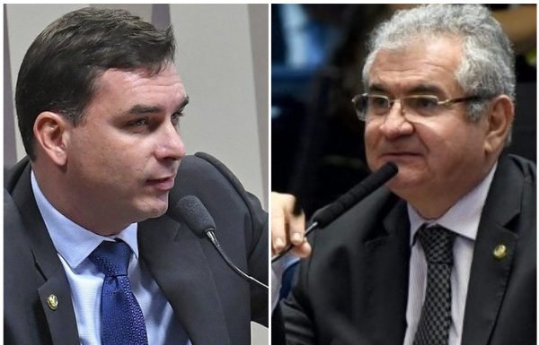 Flávio Bolsonaro pergunta a Coronel sobre ‘ameaça’ de prisão ao irmão Carlos