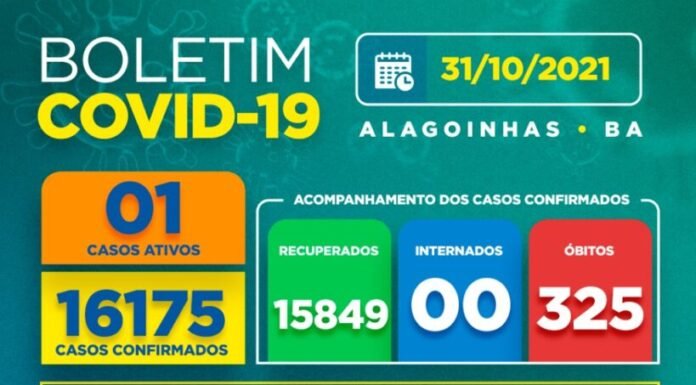 Boletim Covid-19: confira a atualização deste domingo (31)
