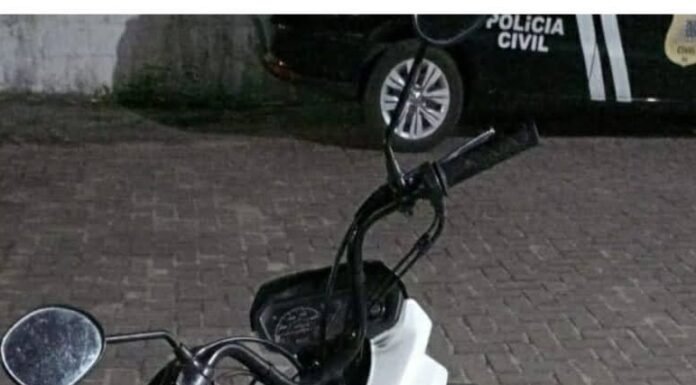 Policia recupera moto roubada em Alagoinhas