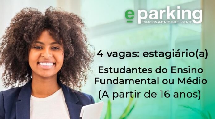 E-Parking divulga vaga para estágio em Alagoinhas