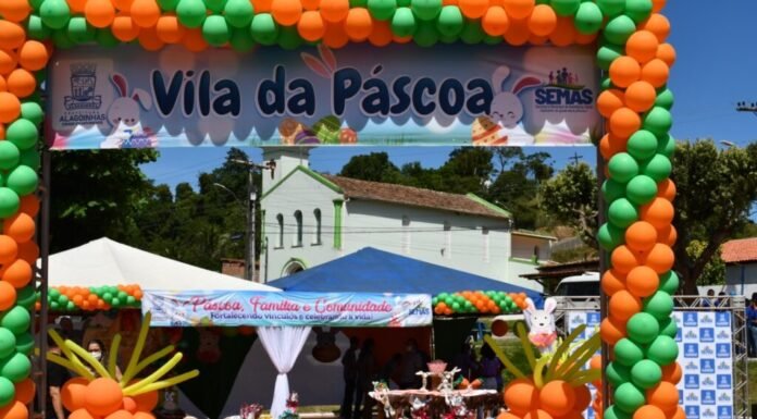 Vila da Páscoa encanta a comunidade e fortalece vínculos com as famílias atendidas pelos CRAS
