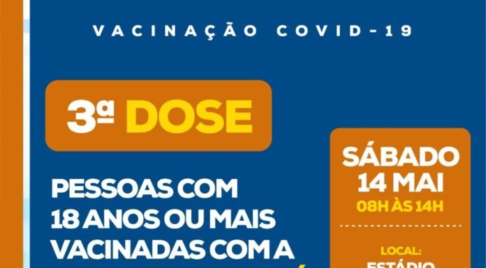 Vacinação Covid-19 em Alagoinhas: confira a programação para este sábado (14)