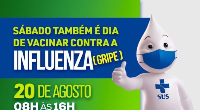 Mutirão de vacinação contra Gripe Influenza acontece amanhã(20) em Alagoinhas