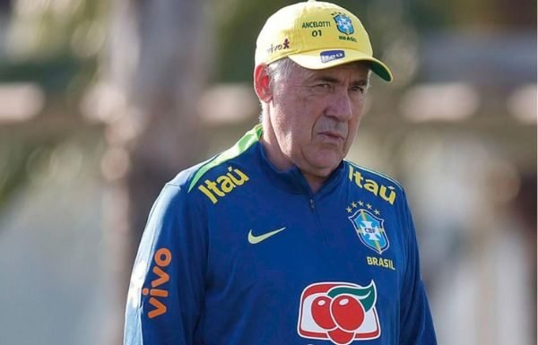 Ancelotti esboça escalação da Seleção Brasileira para estreia contra o Equador