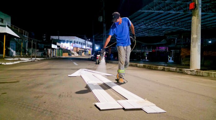 Central de Abastecimento recebe nova sinalização para melhorar segurança e fluxo de veículos