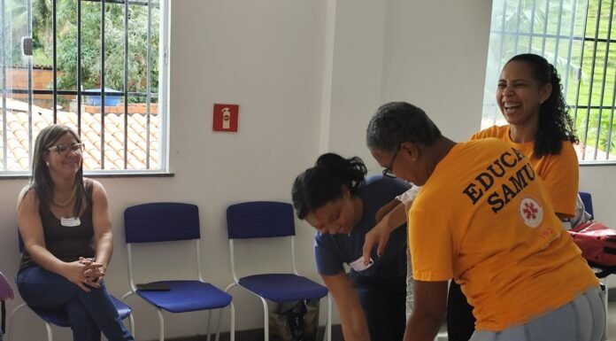 Projeto Educa Samu: profissionais da Educação recebe capacitação em primeiros socorros