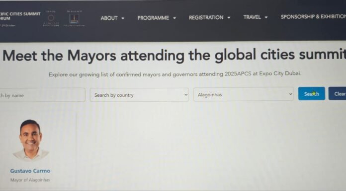 Gustavo Carmo participará da Expo City Dubai nos Emirados Árabes Unidos