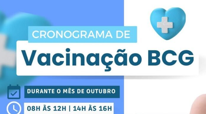 Alagoinhas escala unidades de saúde para vacinação BCG em recém-nascidos