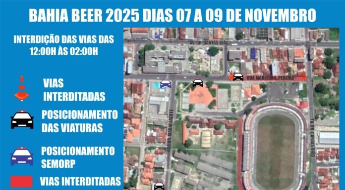*COMUNICADO OFICIAL – INTERVENÇÕES NO TRÂNSITO DURANTE FESTIVIDADES NA PRAÇA MÁRIO LAERTE – PRAÇA DA SCHIN
