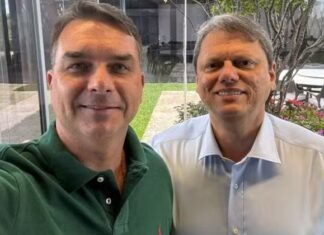 Flávio Bolsonaro quer Tarcísio de Freitas no programa de governo