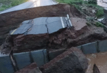 Após desabamento de ponte, trecho da BA-046 é interditado no interior da Bahia