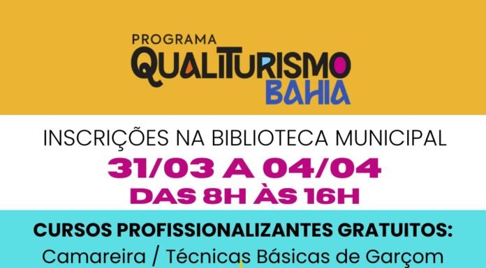 Programa Qualiturismo Bahia continua ofertando cursos profissionalizantes gratuitos
