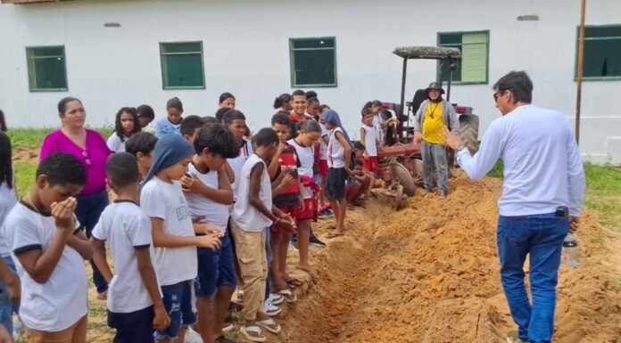 Crianças da Escola do Campo de Alagoinhas aprendem sobre práticas agrícolas sustentáveis