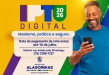 Prazo para pagamento do IPTU com 13% de desconto termina no dia 10 de julho
