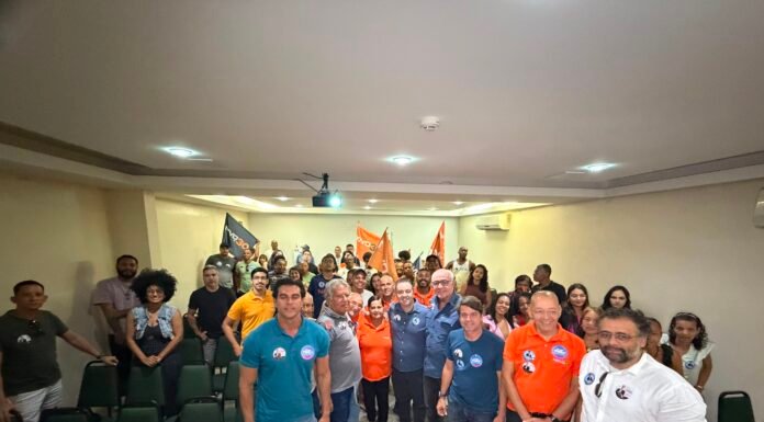 Partido Novo lança oficialmente a candidatura de Prof. Leandro Sanson à Câmara Federal em evento com auditório lotado em Alagoinhas