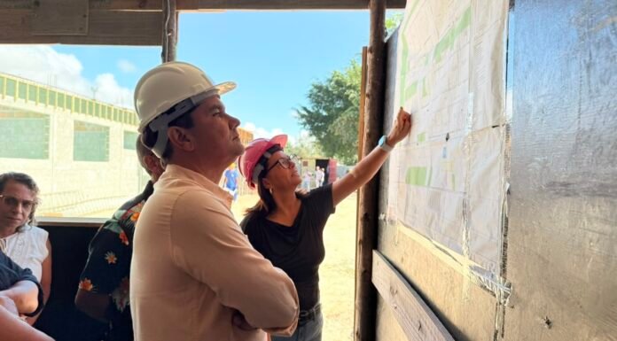 Gustavo Carmo visita obra do CAPS III e reforça compromisso com a saúde mental em Alagoinhas